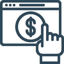 Pay-Per-Click (PPC) Advertising Icon