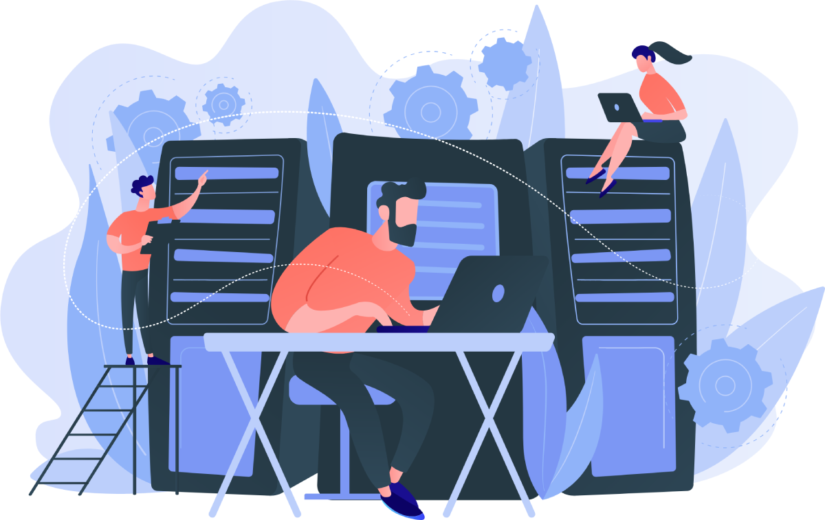 Cloud Computing Vector Image