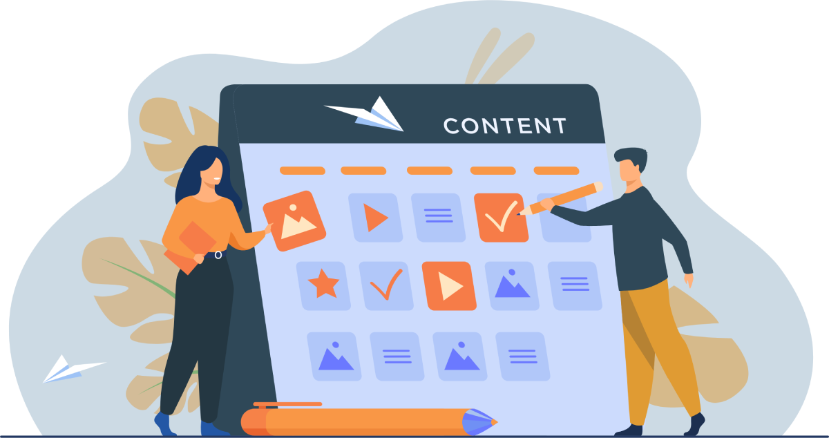 Content Strategy Vector Image