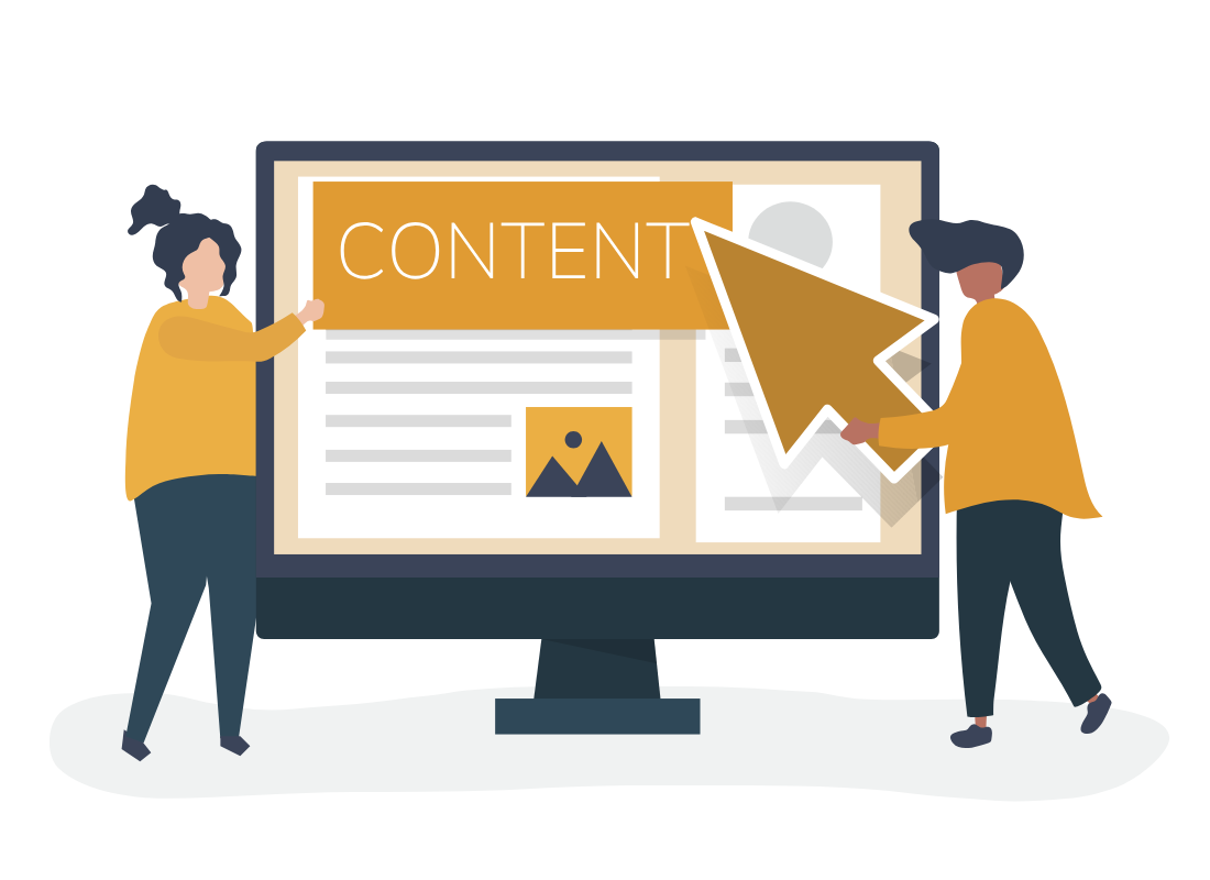 Content Syndication Vector Image