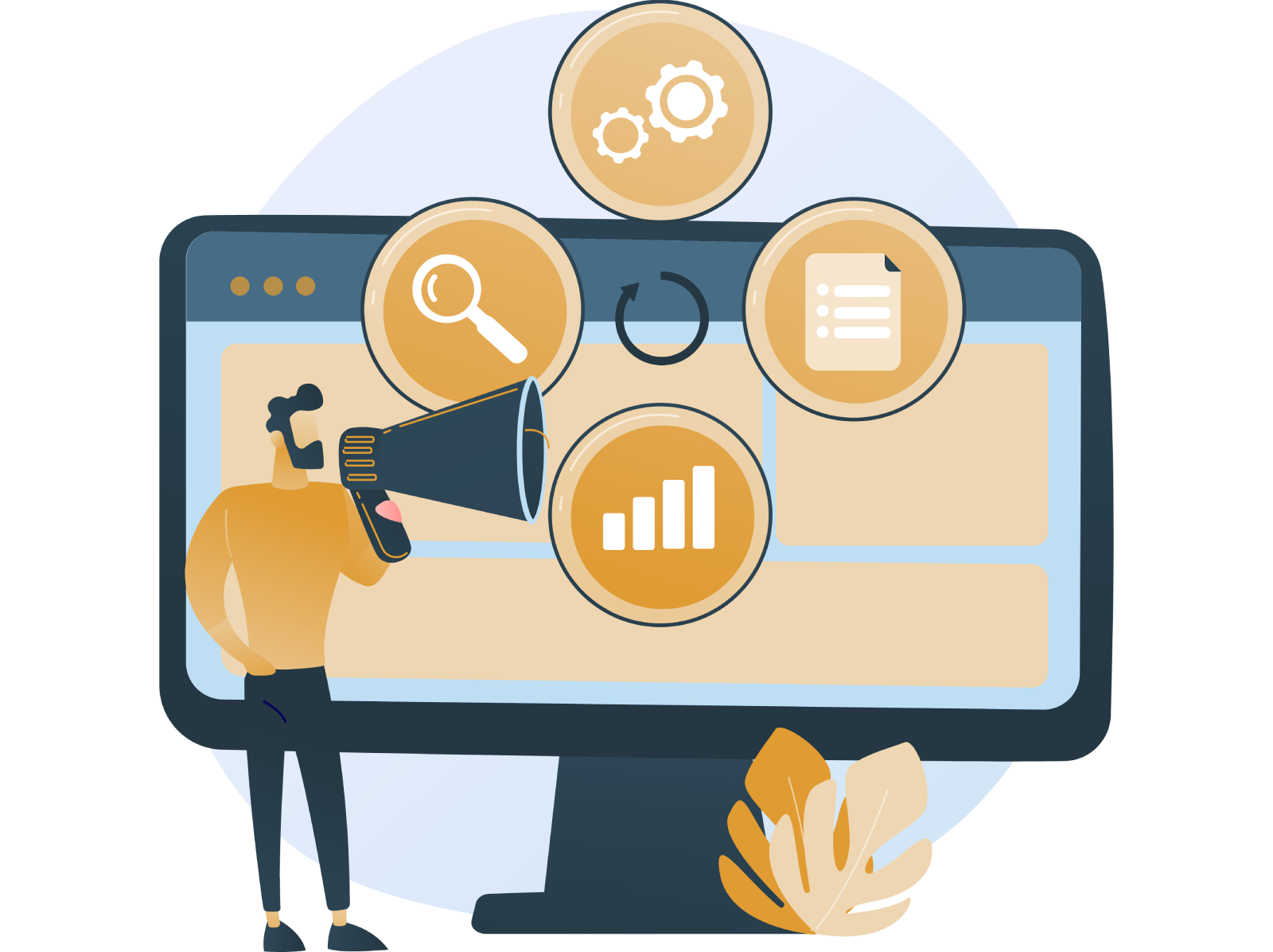 Conversion Rate Vector Image
