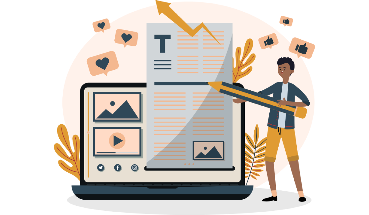 Copywriting Vector Image