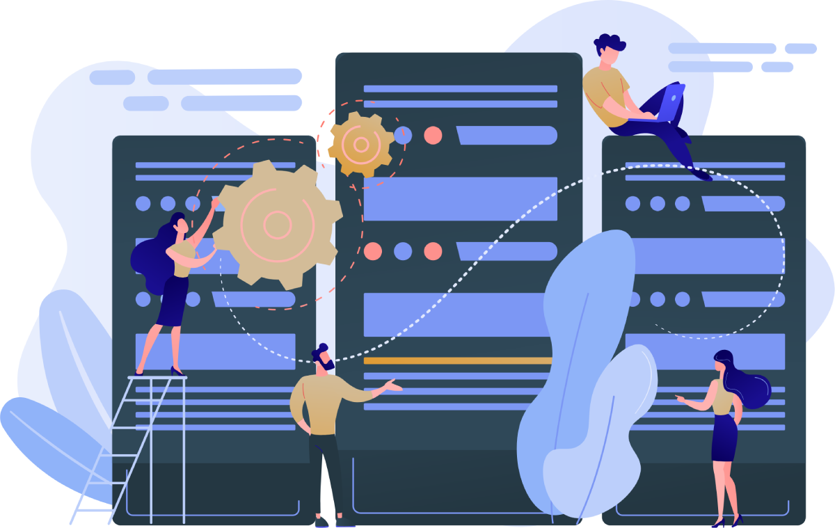 Data Center Vector Image