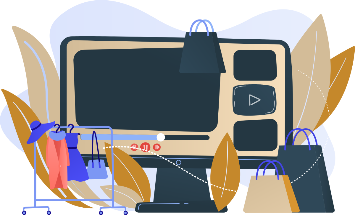 Ecommerce Concept Vector Image