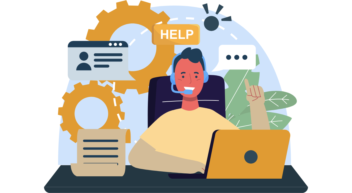 Customer Support Vector Image