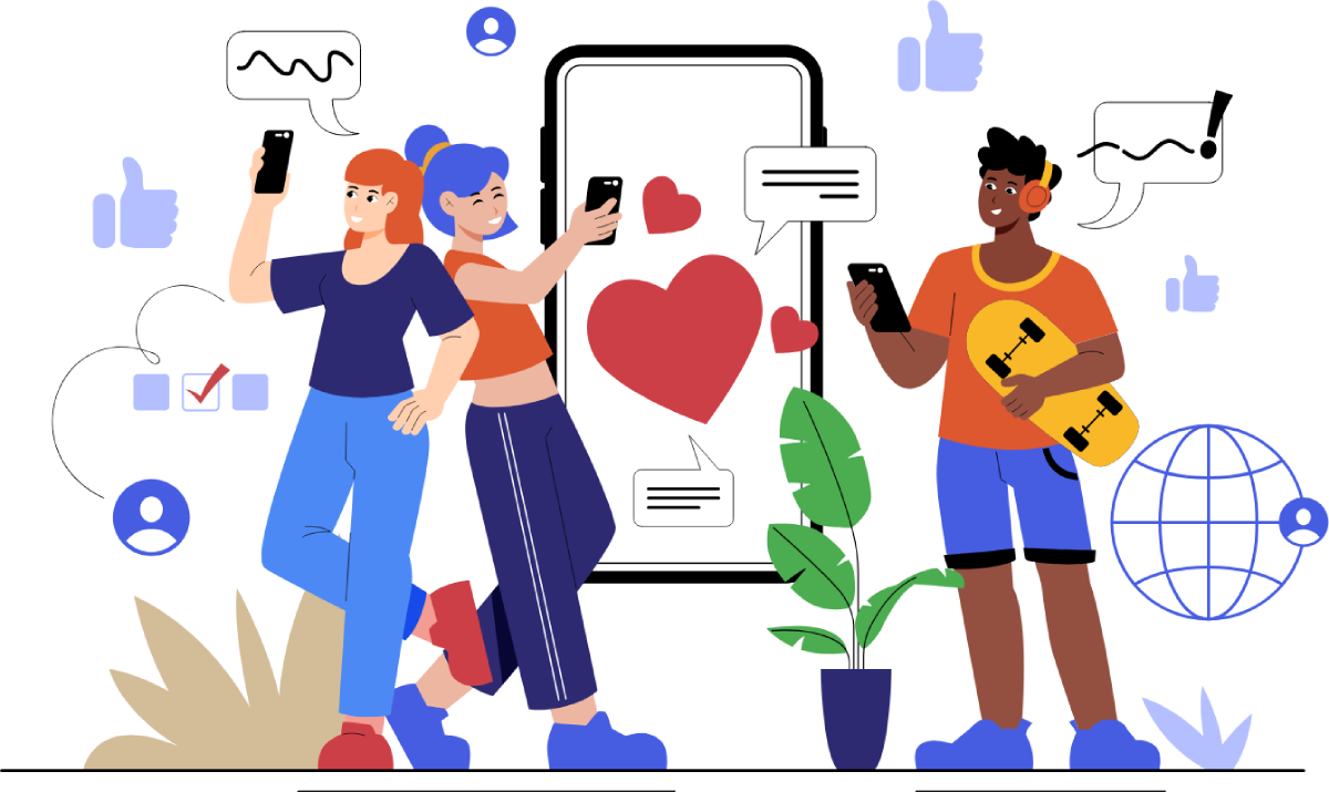 Influencer Marketing Vector Image
