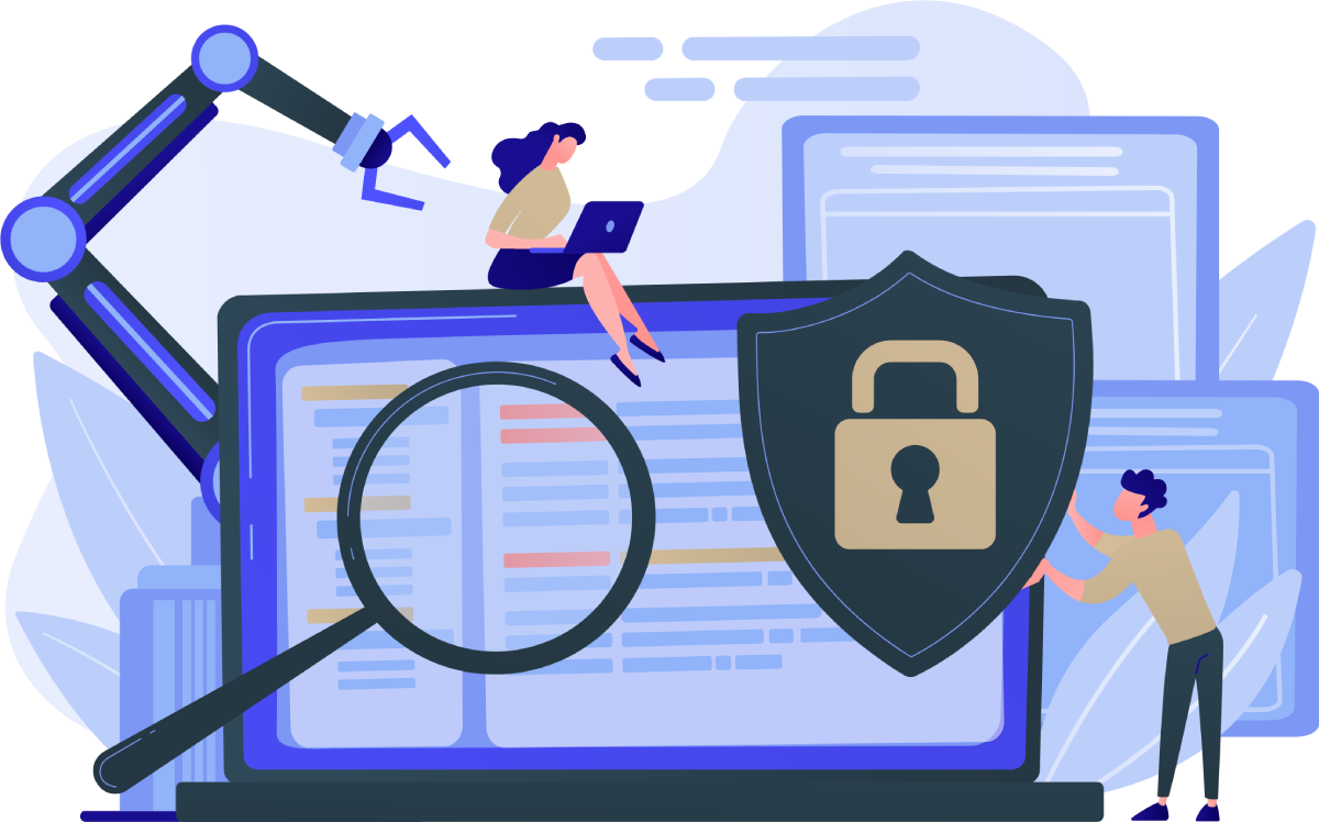 IT Security Solutions Vector Image