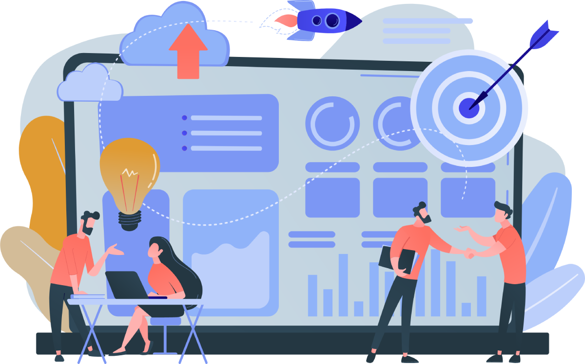 Marketing Automation Vector Image