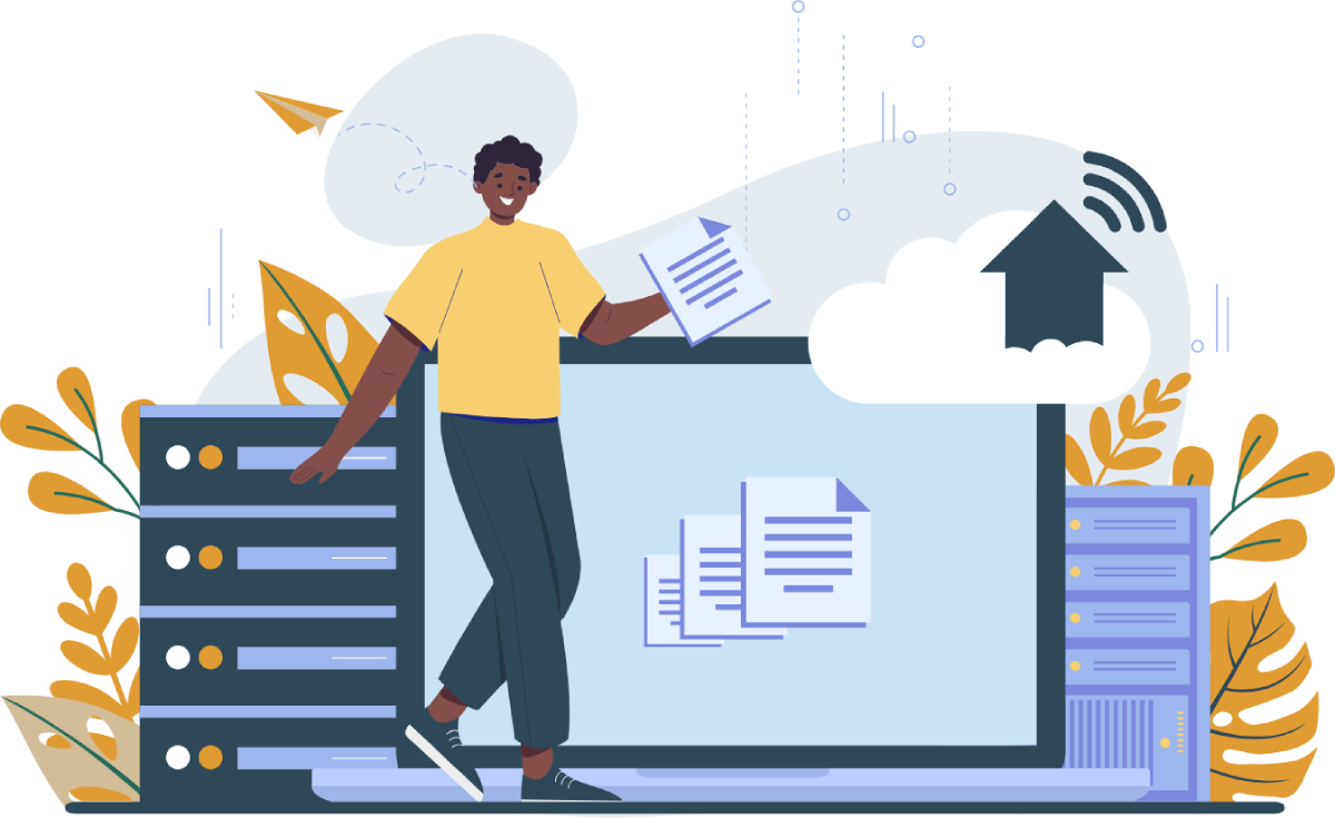Network Management Vector Image