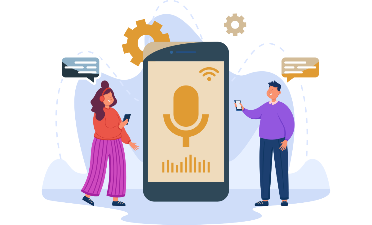 Podcast Marketing Vector Image