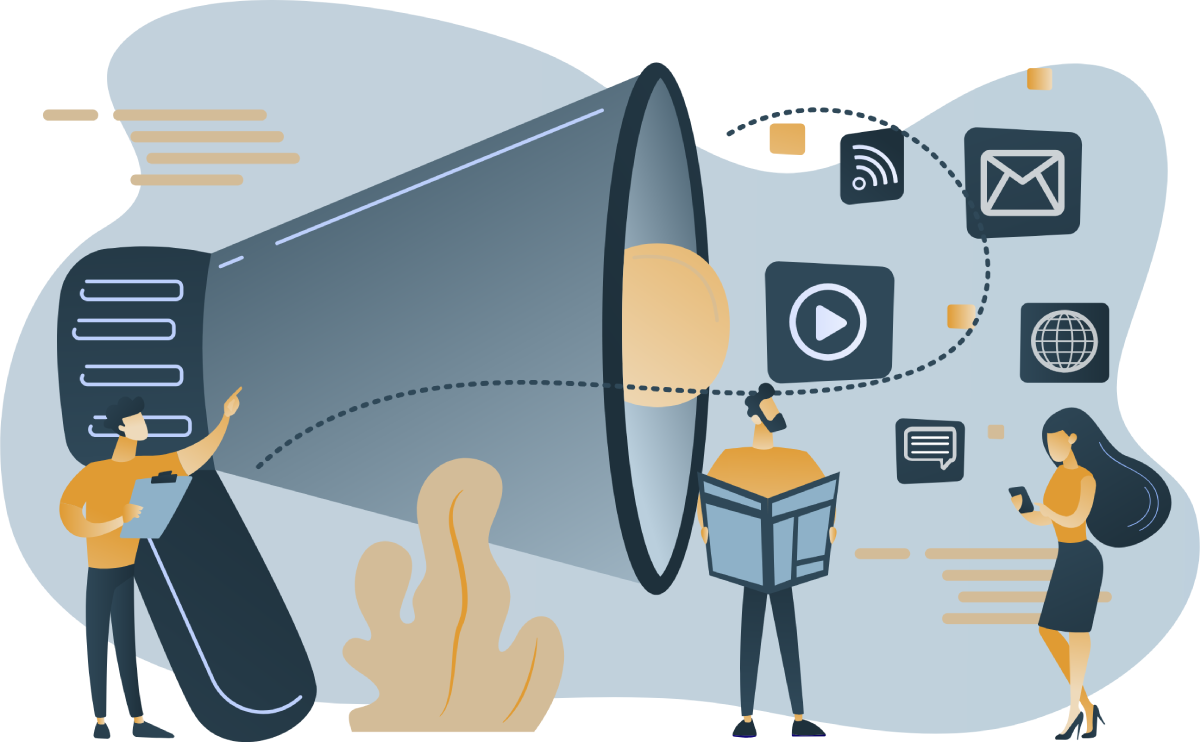 Public Relations Vector Image