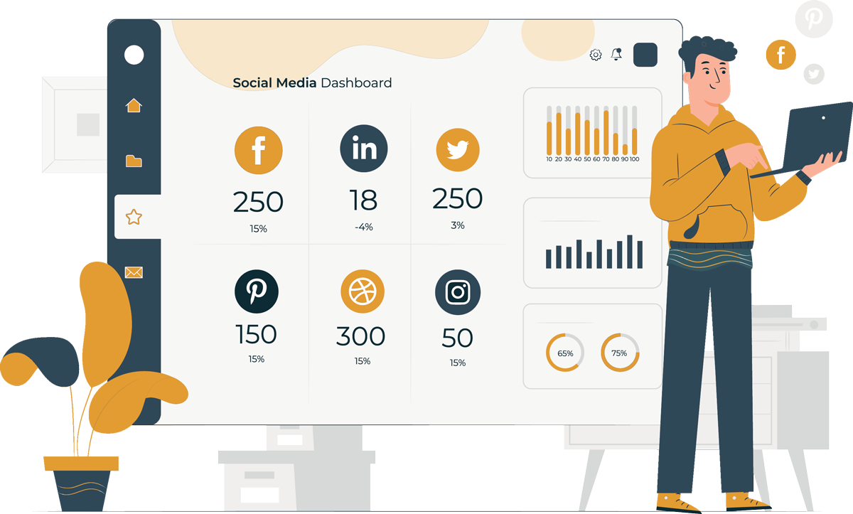 Social Media Vector Image