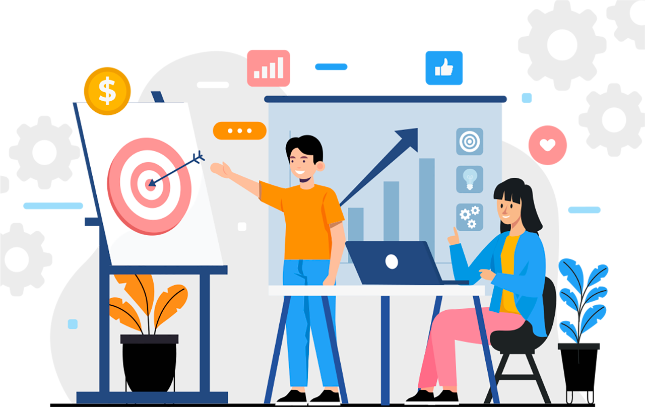 Web Designer Concept Vector Image
