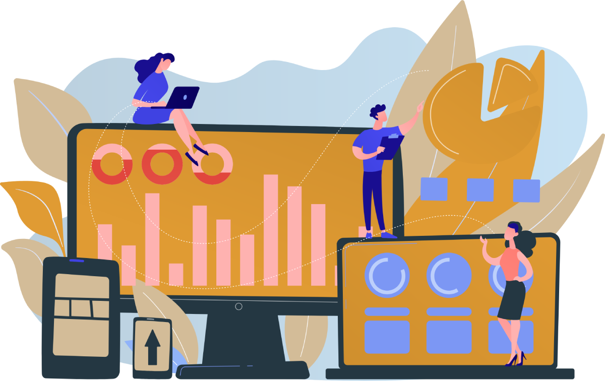 Web Analytics Vector Image