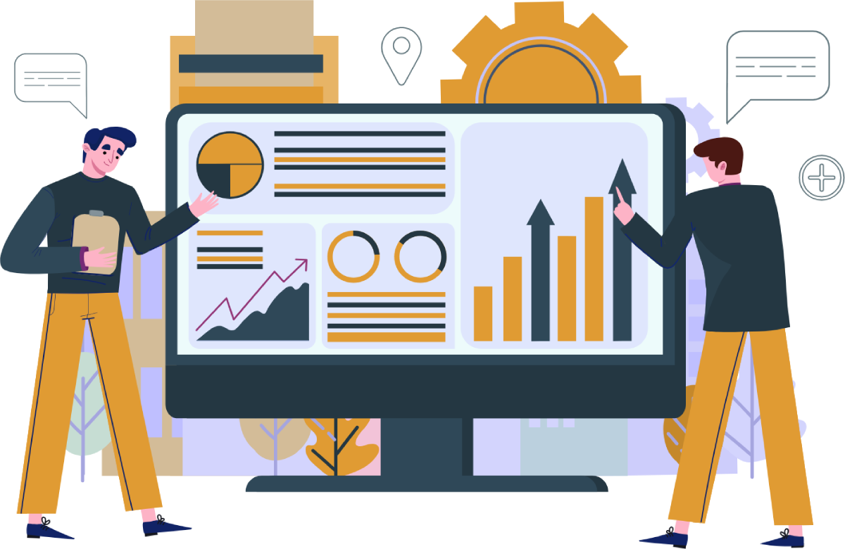 Web Analytics Vector Image