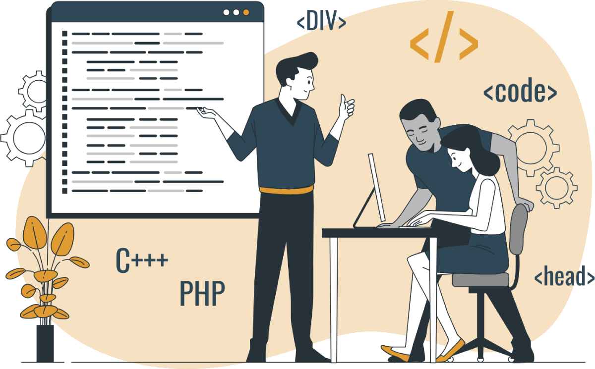 Web Development Vector Image